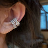 Fake Piercing Earcuff Double Circle Ear Cuff Crystal Earrings for Women Man Hiphop Retro Cuff Earclip Accessories Korean - Image 6