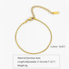 4mm Men Stainless Steel Adjustable Cuff Bracelet Gold Color Snake Bone Chain Bracelet Hip-Hop Jewelry Women - Image 5