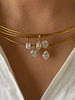 Statement 5 Designs Sparkling Zircon Pendant Necklaces for Women Stainless Steel Choker Necklace Jewelry - Image 2