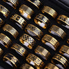 10pcs/lot Simple Stainless Steel Ring For Men Women Beautiful Punk Jewelry Vintage Birthday Party Gifts - Image 40