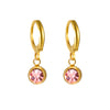 12 Month Birthstone Earrings Stainless Steel Gold Color Crystal Drop Earring for Women Jewelry Birthday Gifts - Image 22