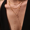 Y Shaped Pendant Necklace with Stainless Steel Chain - Image 5