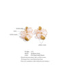 Fairy Stainless Steel Resin Flower Petal Drop Sweet Earrings for Women Spring Summer Style Handmade Jewelry - Image 6