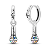 Silver Star Moon Bee Golden Earring For Women Sparkling Zircon Wedding Engagement Jewelry Gift - Image 15