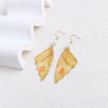 Fantasy Multicolor Rainbow Gradient Painting Resin Butterfly Wings Simulated Pearl Long Drop Earrings for Women Jewelry - Image 2