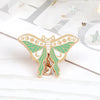 Small Retro Insect Butterfly Lapel Pins Cartoon Moon Phase Moth Brooch Cute Enamel Badge Bag Accessories Gifts Jewelry - Image 14