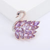 Classic Rhinestones Swans Brooches for Women Unisex Creativity Animals Pins Banquets Party Backpack Gifts Jewelry Accessories - Image 12