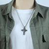Vintage Nordic Celtic Knot Pattern Cross Necklace Pendant for Men Stainless Steel Chain Jewelry Amulet Necklace - Image 27