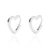 Heart Stainless Steel Earrings for Women Zircon Gold Color Hoop Earring Aesthetic Ear Piercing Jewelry Accessories - Image 15