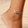 Layered Chain Anklet with Small Charm Details - Image 11