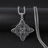 Retro Celtic Knot Pattern Disc Cross Pendant Necklace for Men Gothic Punk Street Jewelry Gift - Image 10
