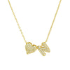 Gold Color Tiny Heart Dainty Zircon Initial Necklace Customizable Letter Name Choker Pendant for Women Birthday Party Jewelry Gi - Image 31