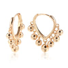 Glossy Ball Tassel Earrings for Women Rose Gold Color Dangle Earrings Modern Wedding Party Daily Jewelry - Image 7