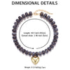 Colorful Acrylic Bead Choker Necklace with Heart Pendant - Image 29