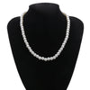 Simple Imitation-Pearl Beaded Short Choker Necklace for Men White Beaded Chains on Neck Accessories Jewelry - Image 15