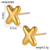 26 Initial Letter Stainless Steel Metal Creative Stud Earring For Women Anti Allergic Ears Jewelry Classic Letter Earring - Image 9
