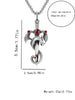 Vintage imitation gemstone dragon sword pendant necklace accessories stainless steel chain party birthday gift amulet - Image 6
