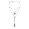 Rosary Coin Catholic Chokers Long Tassel Pendant Cross Jewelry Accessories Clavicle Chain Necklaces - Image 2
