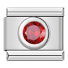 Women Red Glaze Flower Heart Kiss Me Charms Italian Links Fit 9mm Stainless Steel Bracelet Making Jewelry - Image 7