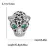 Rhinestone Tiger Head Brooches for Women Unisex Pearl Bear Pins Wolf Lapel Pins Banquet Party Backpack Gifts Jewelry Accessories - Image 9