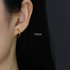 Minimalist Circle Hoop Earrings in Multiple Sizes - Image 40