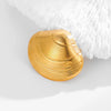 Leo Stainless Steel Irregular Brooches Women Unisex Glossy Geometric Pins Banquet Party Clothing Accessories - Image 21