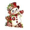 Christmas Enamel Brooch Vintage Blue White Porcelain Style Santa Snowman Cat Reindeer Lapel Pin Xmas Festive Badge CoatSweater - Image 18