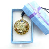 Orgonite Pendant Green Malachite Tree of Life Orgone Chakra Necklace Gift Package - Image 7