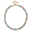 6mm Zirconia Claw Setting Bracelet and Necklace Sets Crystal Colorful Choker Jewelry - Image 25