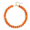 Colorful Resin Bead Necklace with Chunky Cylindrical Beads - Image 19