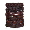 6Pcs/Lot Vintage Braided Wrap Leather Bracelets For Men Women Punk Handmade Wristbands Bangle Male Jewelry Accessories - Image 5