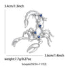 Rhinestone Twelve Constellation Brooches for Women Unisex Astrolabe Star Pins Friend Birthday Gifts Accessories - Image 26