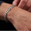 Stainless Steel Couple Men/Woman Bracelets Curb Cuban Link Chains On Hand Rock Bracelet Wrist Jewelry Gifts - Image 3