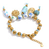 Europe Handmade Jewelry Summer Style Beads Chain Ceramic Heart Eye Drop Charm Necklace Bracelet Vintage Set Jewelry - Image 12