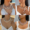 Bohemian Bead Necklace with Starfish and Turtle Charms - Image 1