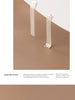 Modian Solid 925 Sterling Silver Long Tassel Summer New Design Dangle Earrings Simple Drop Ears For Women Jewelry Gifts
