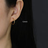 Minimalist Circle Hoop Earrings in Multiple Sizes - Image 43