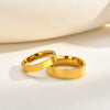 Plain Band Couple Ring For Women Men Stainless Steel Width Flat Band Rings Minimalist Classic Promise Ring Wedding Jewelry Gift - Image 5