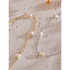 Natural Freshwater Pearl Thin Chain Handmade Necklace Arrivals Stainless Steel Basic Daily Jewelry - Image 1
