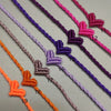 Candy Colors Heart Shaped Love Lucky Simple Macrame Handmade Rope Bangle Braided Charm Bracelet Women Men Couple Sister Gift - Image 3