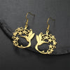 Hummingbird Earrings for Women Stainless Steel Flowers Birds Dangle Earrings Filigree Boho Jewelry Gifts - Image 7