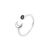 Silver Moon Stars Adjustable Rings For Women Dating Ring Wedding Jewelry Ladies Accessories Jewellery - Image 5