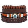 Classic Hand-Woven Leather Bracelet Multilayer Men Bracelets Punk Beads Bangle for Friend Charm Jewelry Gifts - Image 20