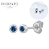 Silver Ear Needle Geometric/heart-shaped Royal Blue Zircon Pendant Silver Earrings Niche Jewelry Gifts - Image 46
