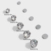 1-10 Pieces of Strong Magnetic Earring Clips, Non Perforated, Punk Zircon Earrings, Men's and Women's Body Perforated Jewelry - Image 5