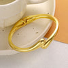 Adjustable Teardrop Cuff Bracelet in Gold-Tone or Silver-Tone - Image 17