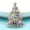 Bowknot Christmas Tree Brooches For Women Unisex 2-color Beautiful Winter Pine-tree Year Plants Party Brooch Pins - Image 4
