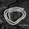 4MM 5MM Bracelet Necklace for Women Men Iced Out Tennis Chain Hip Hop Chain Jewelry for Men Necklace Accessories - Image 7