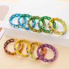 Colorful Crystal Bead Bracelet with Elastic Fit - Image 6
