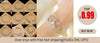 Woven Link Stainless Steel Bracelet with Gold Tone Finish - Image 19
